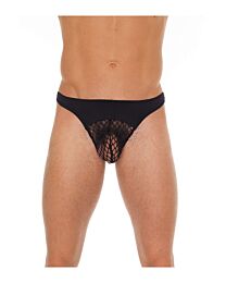 Perizoma con inserti in rete